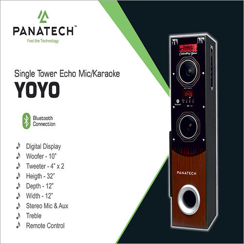 Single Tower Echo Mic Karaoke Yoyo