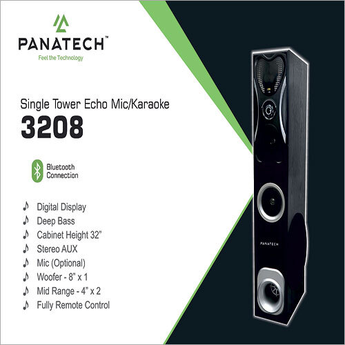 Single Tower Echo Mic Karaoke 3208