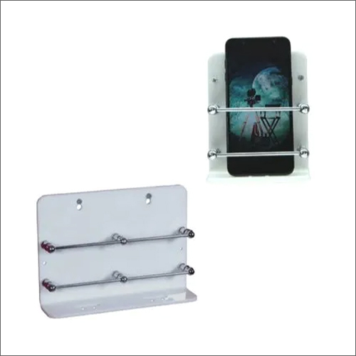 Acrylic Mobile White Stand