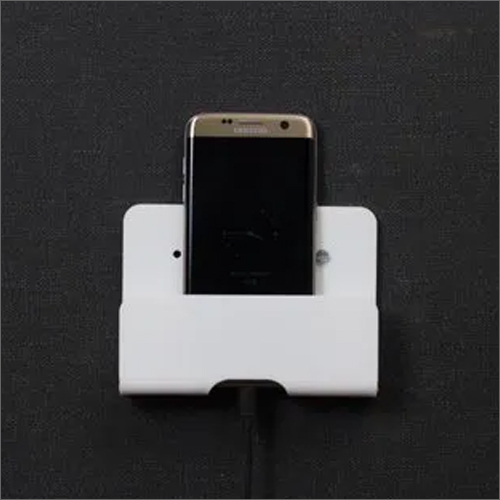 Acrylic Mobile White Wall Mount Stand