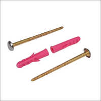 Polished 3 Inch Round Brass Finish Mirror Screw