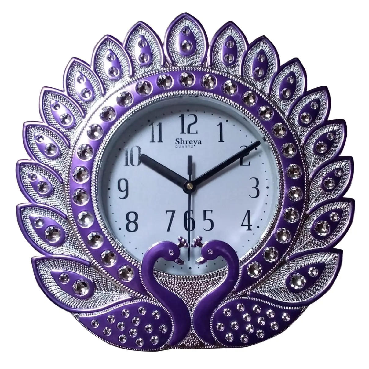 Shreya Quartz Plastic Wall Clock