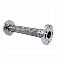 Stainless Steel Bellow Hose - 14 Inch, Silver | Corrosion Resistant, Pressure Tight, Flexible Metal Line