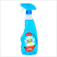 500 Ml Glass Liquid Cleaner - Glass Liquid Solvent, 500 Ml Capacity, Blue Color, Strong Fragrance, High Quality For Glass & Home Appliances