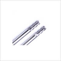 Aluminum Alloy End Mill - 3 Flute 45 Degree Helix , Ticn Coated, Gray Finish, Corner Radius Design