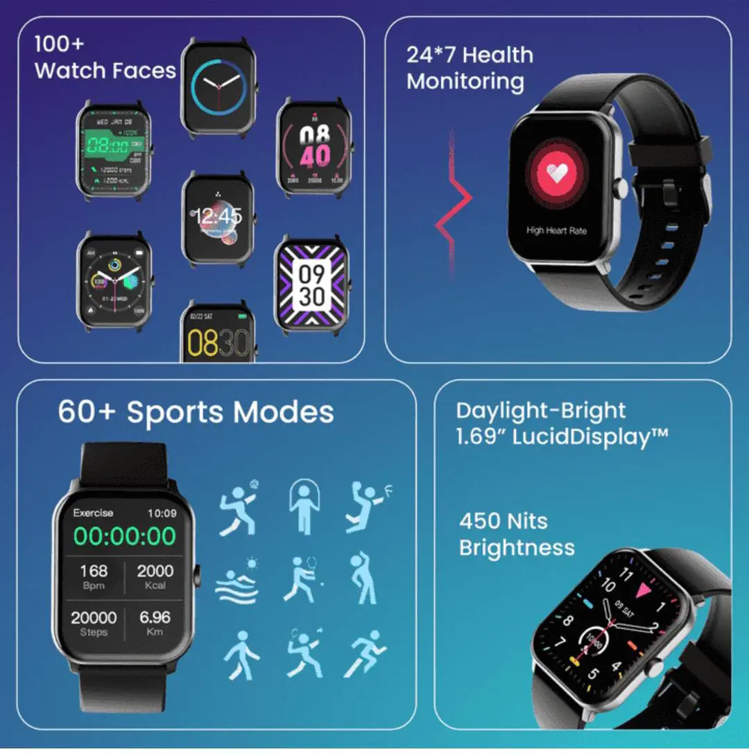 Smart Watch Full Touch Lucid Display