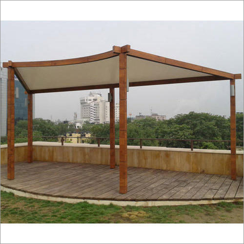 White Sun Shade Tensile Structures