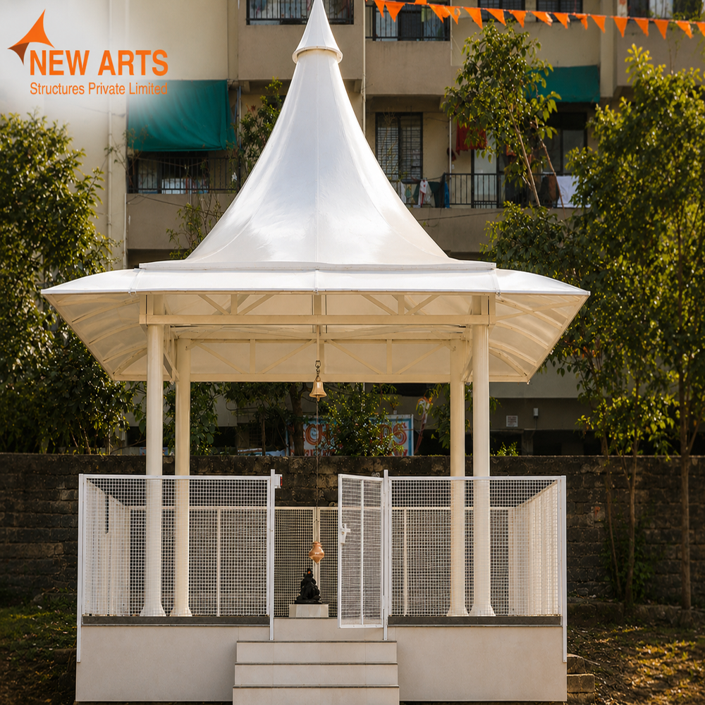 Modular Banquet Hall Tensile Structures - Color: White