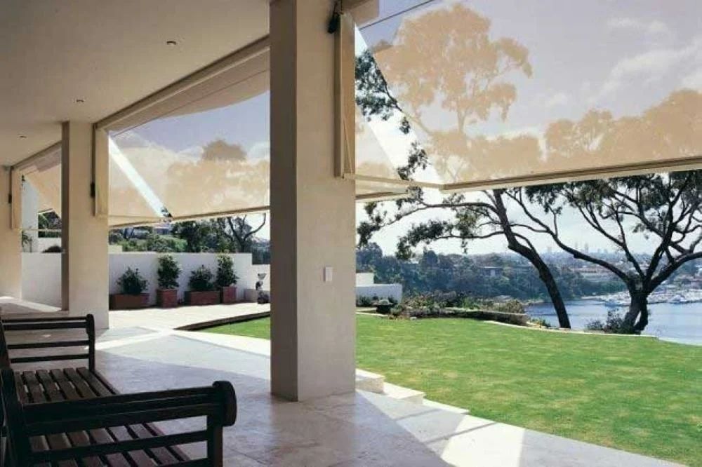 Sun Shade Awnings Structure - Color: Green