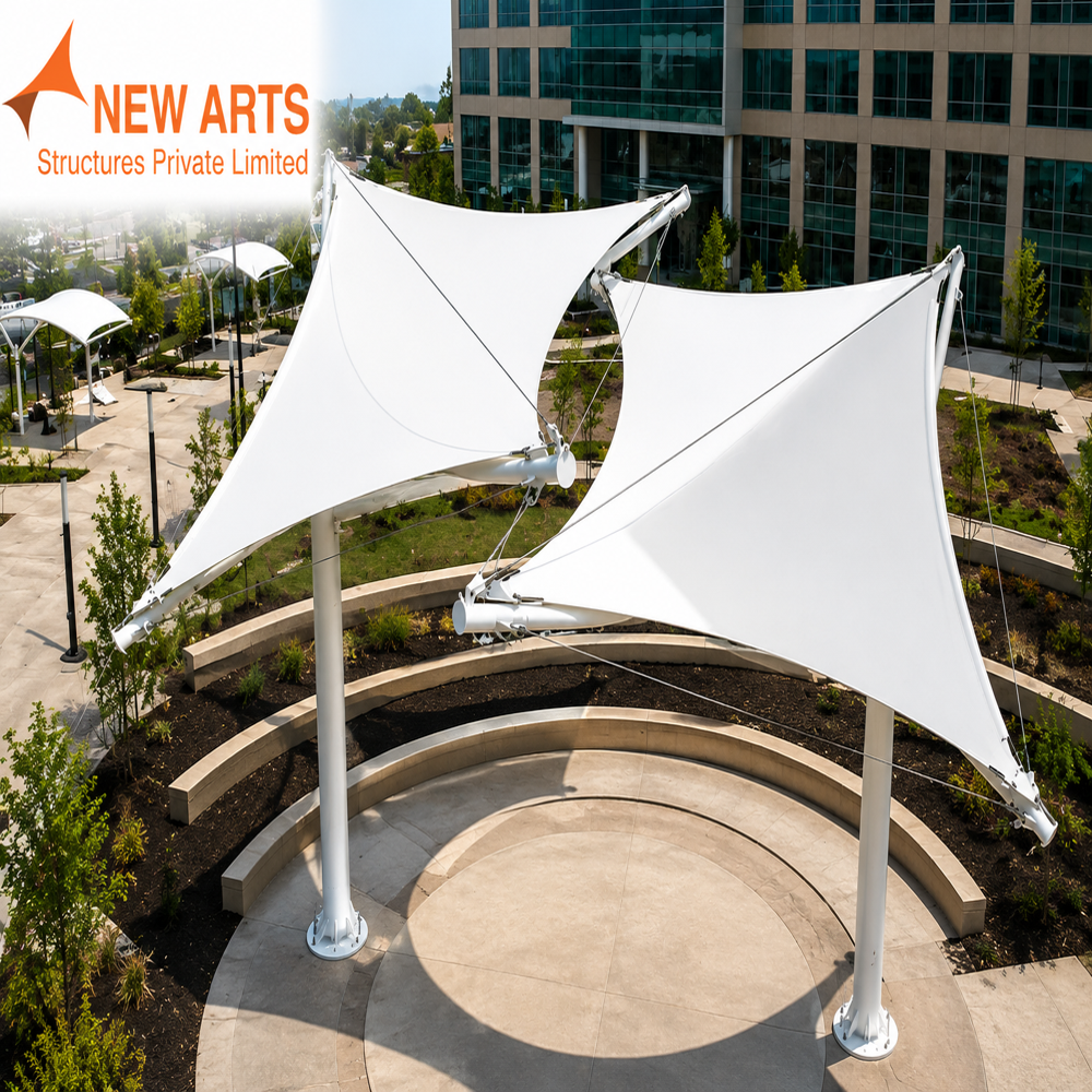 Outdoor Tensile Roofing Structures