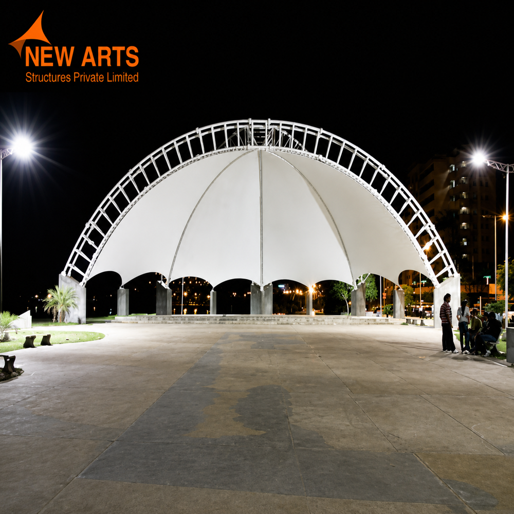 Outdoor Tensile Fabric Structure