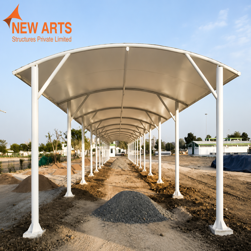 Walkway Tensile Fabric Structure