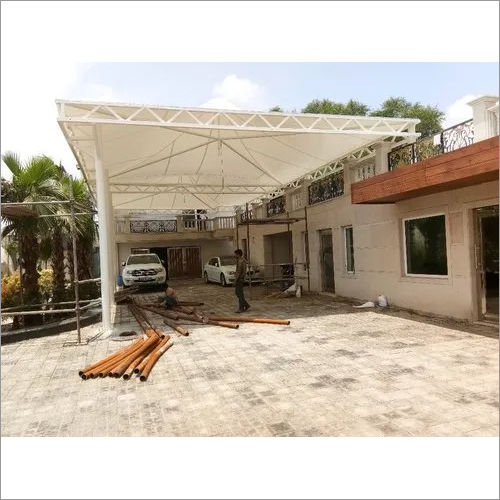 Outdoor Modular Tensile Structure - Color: White