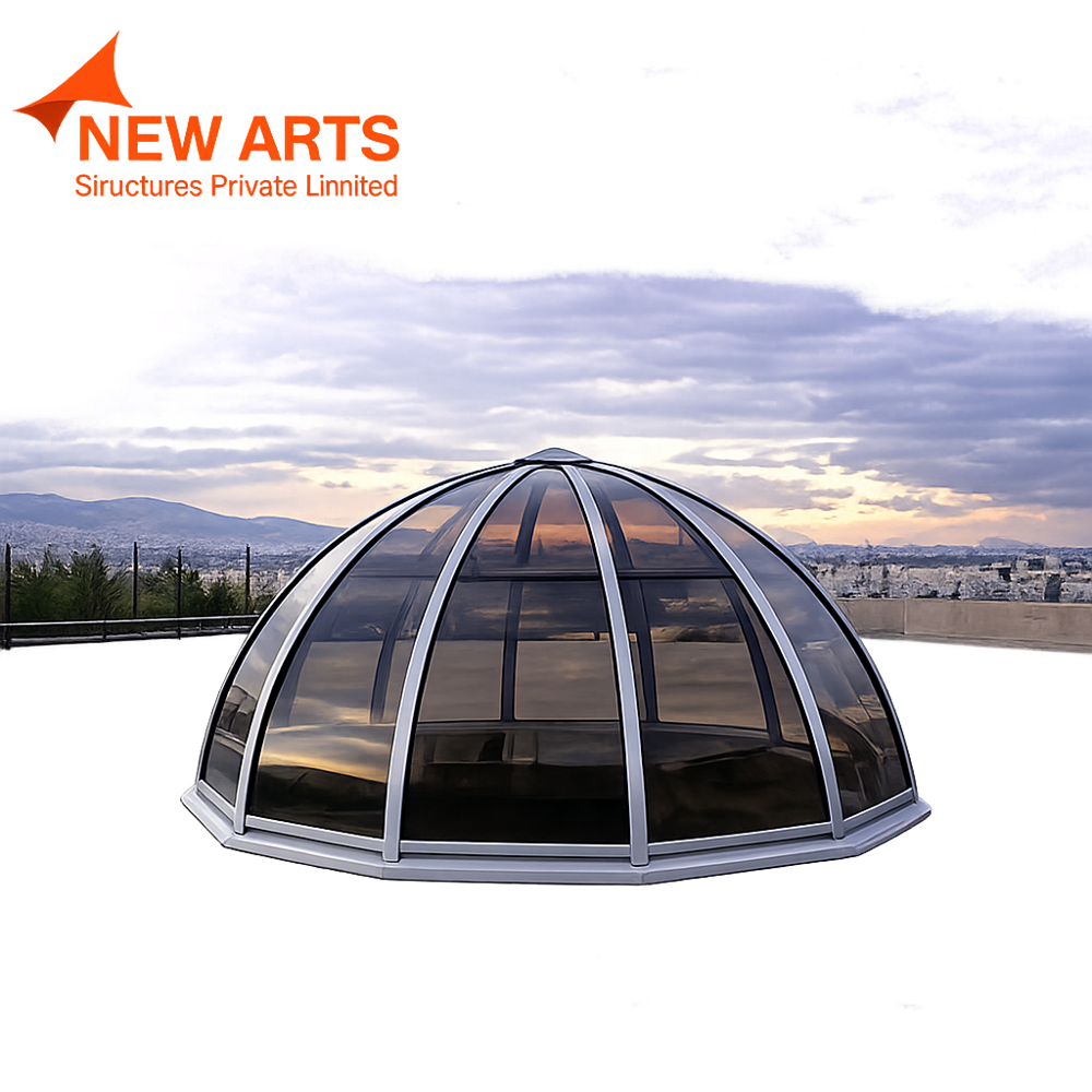 Polycarbonate Dome Structure - Color: White
