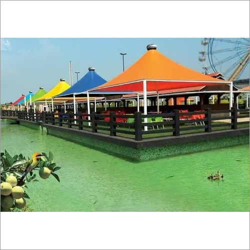 Tensile Tent Fabric Canopy - Color: White