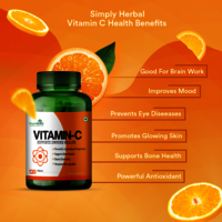 Simply Herbal Vitamin C Tablets for Glowing Skin  Face