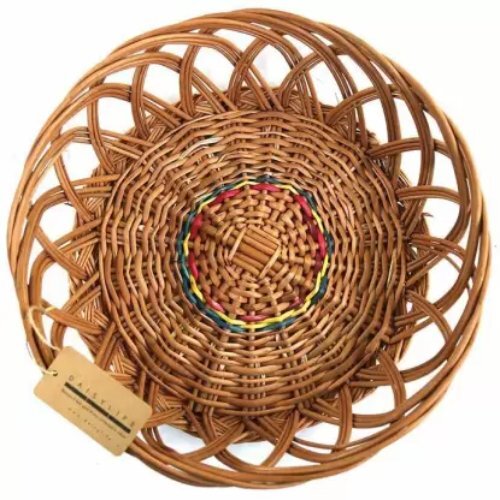 Brown Wicker Storage Basket