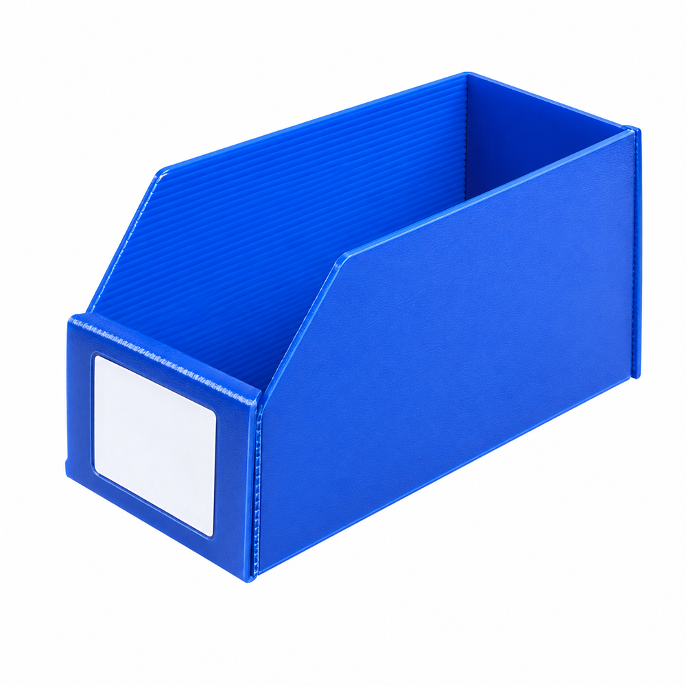 Pp Corrugated Bin - Color: Blue