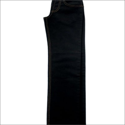 Washable Black Denim Fabric