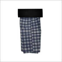 Multicolor Checked Denim Fabric