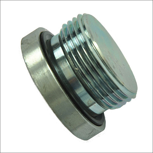 Silver Hex Socket Screw Plugs With Sealing Ring