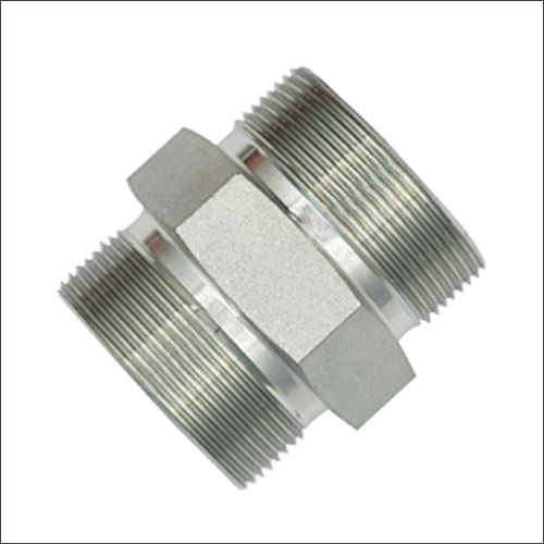 Silver Straight Connector