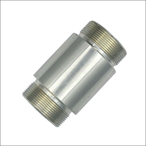 Silver Weld-In Bulkhead Straight Connector