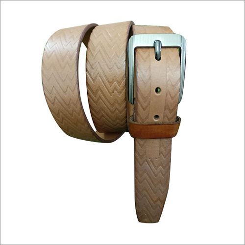 Light Brown Leather Belt