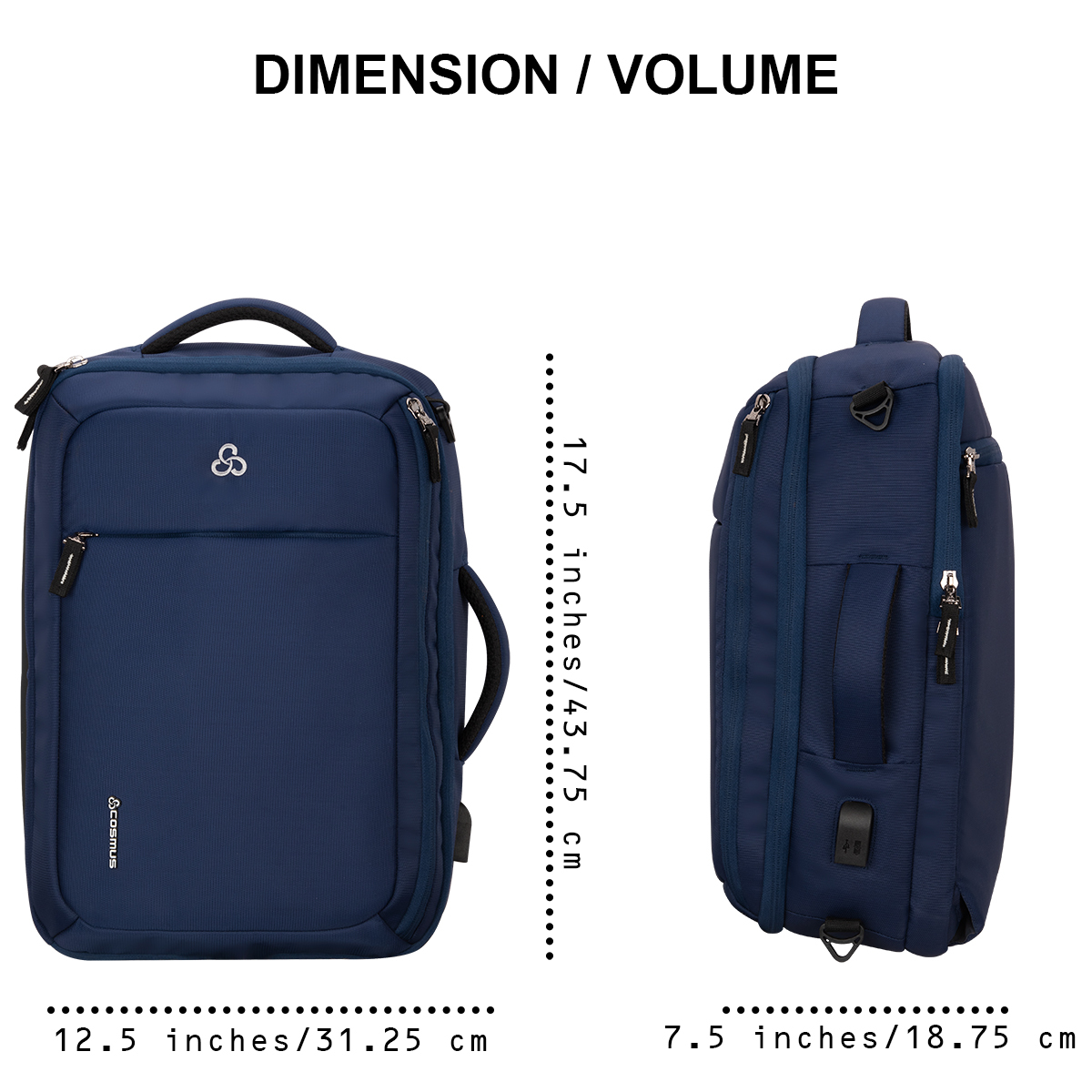 Multi-functional Travel Bag Fits 15.6 Inch Laptop