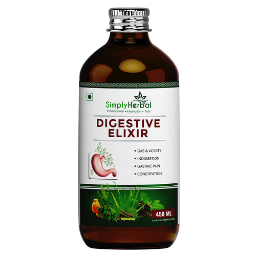 Simply Herbal Ayurvedic Digestive Elixir Syrup Dosage Form Liquid at