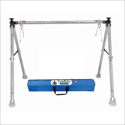 Silver Baby Cradle - Stainless Steel, Customized Size | Ideal for Infants & Babies