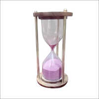 4 Inch Wooden Brass Sand Timer