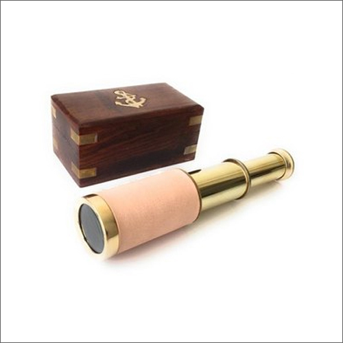 Antique Brass Telescope 6 inches with Box