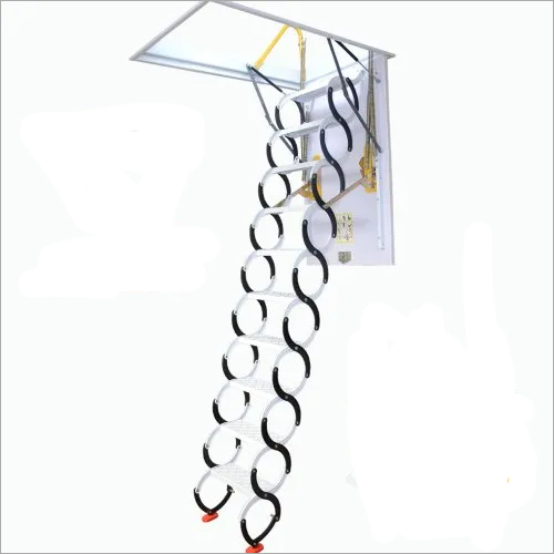 3m Spiral Scissor Loft Ladder