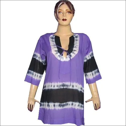 Ladies Cotton Tie Dye Kurti