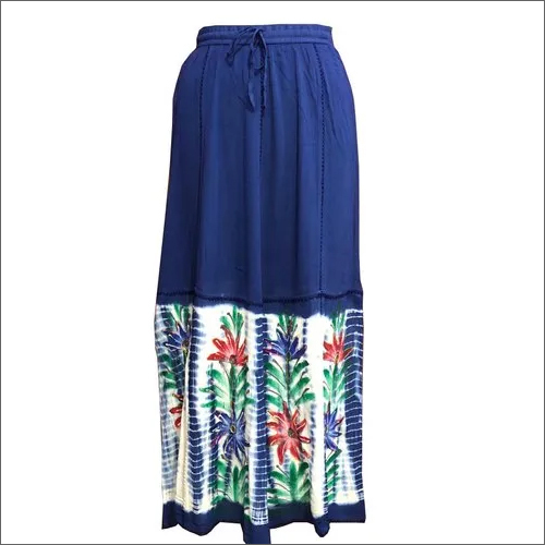 Ladies Casual Tie-Dye Long Skirts