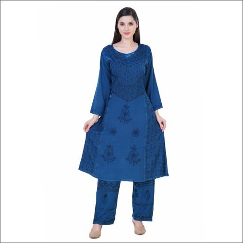 Ladies Stylish Kurti Palazzo Set