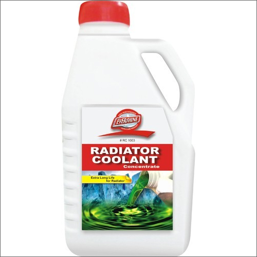 Radiator Coolant Green. Blue. Red