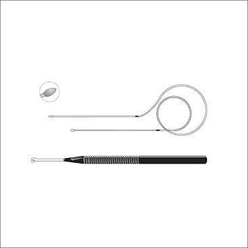 Stainless Steel And Silicon Lacrimal Intubation Set Olive Tip Ophthalmic Cannula