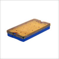 10x6x0.75 Inch Large Rectangle Medium Tray With Silicon Mat