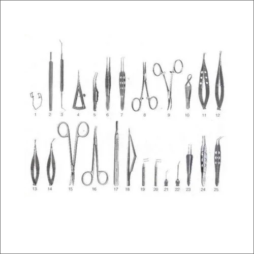 Glaucoma Ophthalmic Surgical Instruments Set