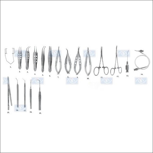 IOL Set Compact Ophthalmic Surgical Instruments Set