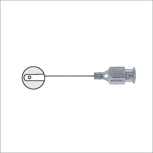 Stainless Steel Disposable Aspirating Ophthalmic Cannula With Polisher
