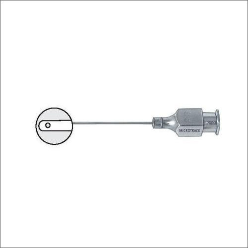 Stainless Steel Disposable Aspirating Ophthalmic Cannula With Polisher