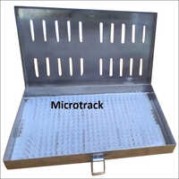 8.0x5.0x0.75 Inch Stainless Steel Sterilization Medium Tray With Single Mat
