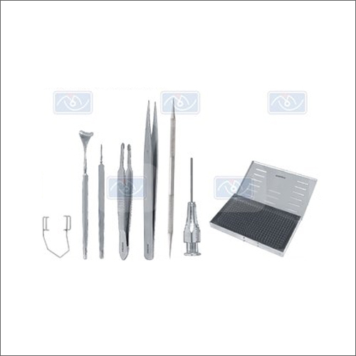 Stainless Steel Titanium Foreign Body Removal Ophthalmic Surgical Instruments Set