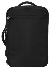 Travel Bag Fits 15.6 Inch Laptop Black Convertible Backpack
