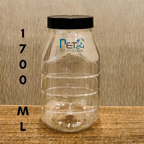 Plastic Jar 1700ml Hardness: Rigid