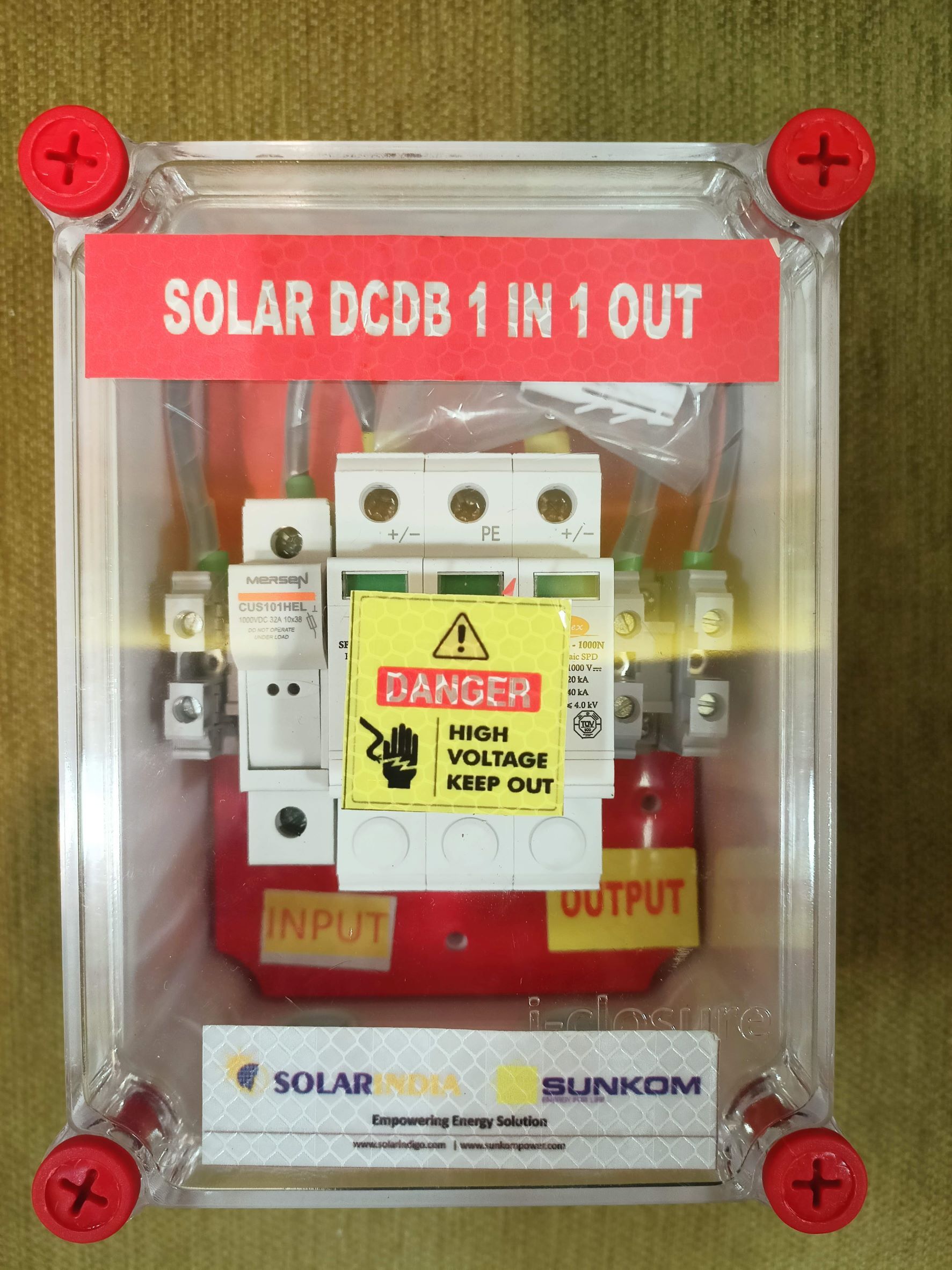 Solar Panel Distribution Box