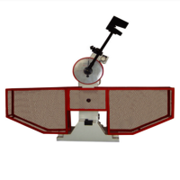 Db-300a Metal Pendulum Impact Tester Impact Testing Machine For Steel And Alloys - Color: White & Orange